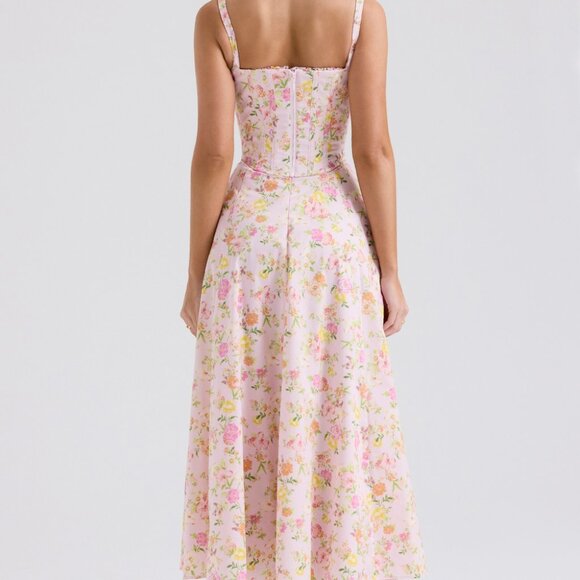 Midi corset sun dress - Picture 3 of 6